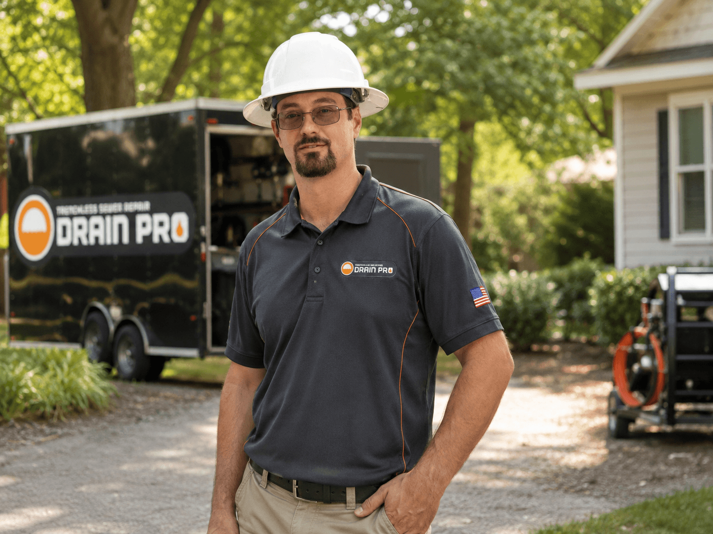 Chris with Drain Pro SC providing drain and sewer services in Columbia SC